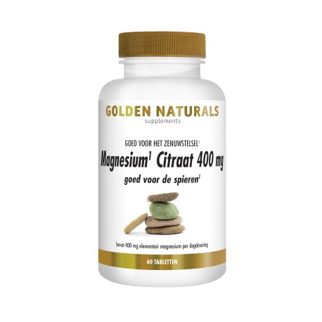 Magnesium Citraat 400 mg Golden Naturals 