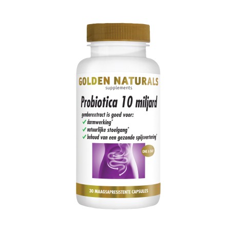 Probiotica Plus 10 miljard Golden Naturals 