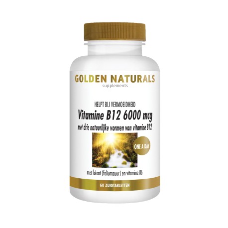 Vitamine B12 6000 mcg Golden Naturals 