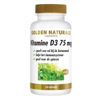 Vitamine D3 75 mcg Golden Naturals