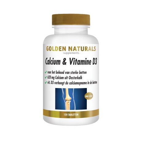 Calcium & Vitamine D3 Golden Naturals
