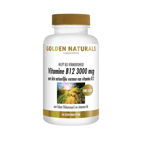 Vitamine B12 3000 mcg Golden Naturals