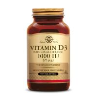 Vitamine D-3 1000 IU tabletten Cholecalciferol (25 mcg) Solgar