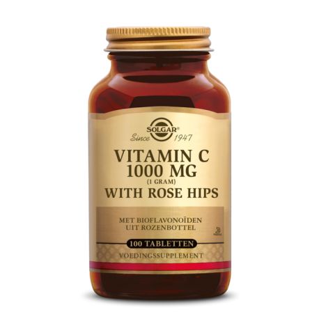 Vitamine C with Rose Hips (Rozenbottel) 1000 mg Solgar