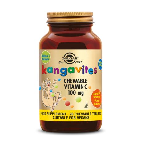 Kangavites Vitamine C 100 mg kauwtabletten voor Kinderen Solgar