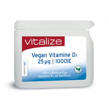 Vegan Vitamine D3 25 ug/mcg Vitalize