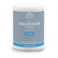 Magnesium Citraat Poeder 16% elementair magnesium Mattisson 