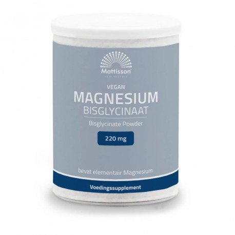 Magnesium Bisglycinaat poeder - 11% elementair Magnesium Mattisson