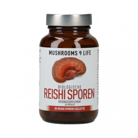 Reishi Spore Paddenstoelen Capsules Bio Mushrooms 4 Life