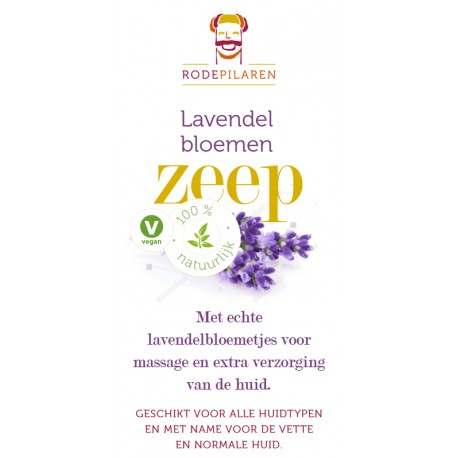 Lavendel Bloemen zeep Rode Pilaren