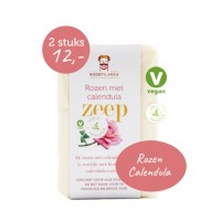 Rozen met Calendula zeep Rode Pilaren