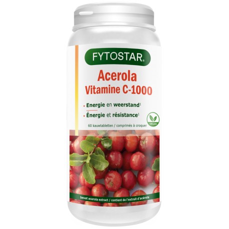 Vitamine C 1000 acerola Fytostar 