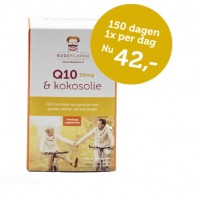 Q10 50 mg & Kokosolie De Rode Pilaren