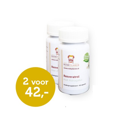 Resveratrol met Astragalus Rode Pilaren 