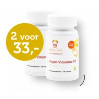 Vitamine D3 75mcg vegan Rode Pilaren