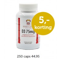 Vitamine D3 75mcg Rode Pilaren 