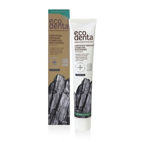Tandpasta Charcoal Whitening Ecodenta