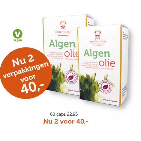 Algen Olie capsules Rode Pilaren