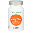 Foliumzuur 400 mcg met vitamine B12 Vitortho 