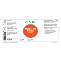 Magnesium citraat 200 mg Vitortho