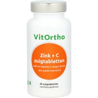 Zink + C zuigtabletten Vitortho