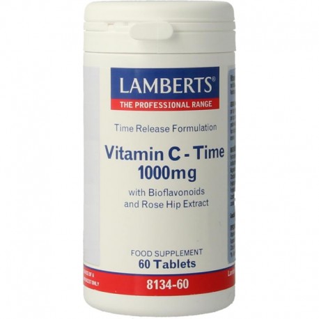Vitamine C 1000mg Time Release & Bioflavonoïden Lamberts 