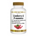 Cranberry & D-mannose tabletten Golden Naturals