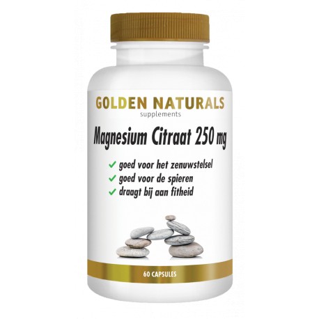 Magnesium Citraat 250 mg Golden Naturals 