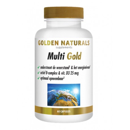 Multi Gold vegetarische capsules Golden Naturals