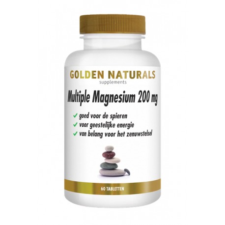 Multiple Magnesium 200 mg Golden Naturals 