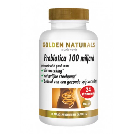 Probiotica 100 Miljard Golden Naturals