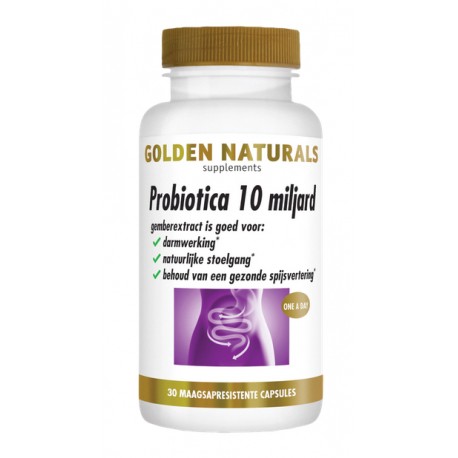 Probiotica Plus 10 miljard Golden Naturals 