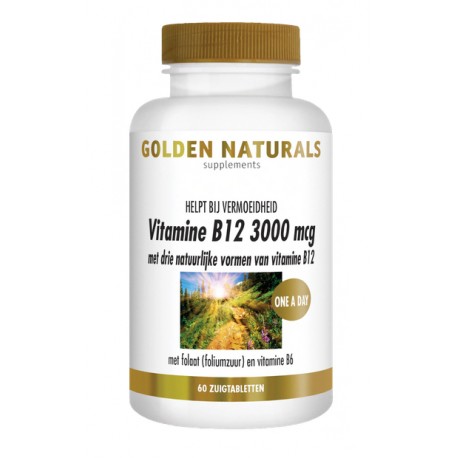 Vitamine B12 3000 mcg Golden Naturals