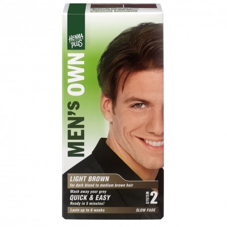 Men's Own Light brown Henna Plus