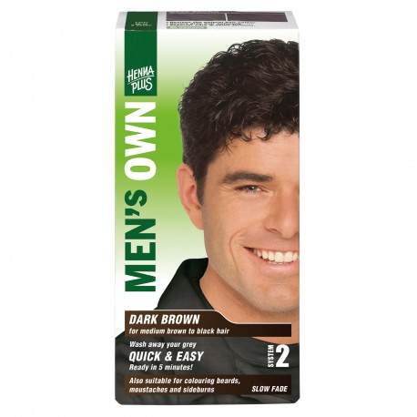 Men's Own Dark brown Henna Plus