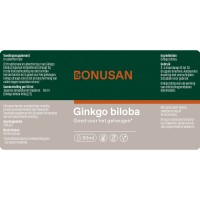 Ginkgo biloba tinctuur Bonusan 
