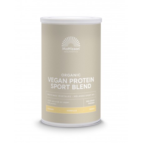 Biologische Sport Vegan Proteïne Blend - Vanille Mattisson