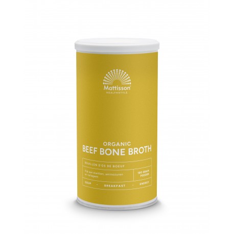 Biologische Runder Botten Bouillon - Beef Bone Broth Mattisson