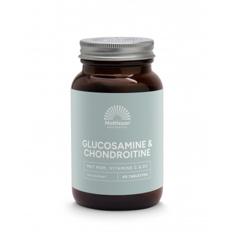 Glucosamine Chondroïtine met MSM, Vitamine C & D3  Mattisson