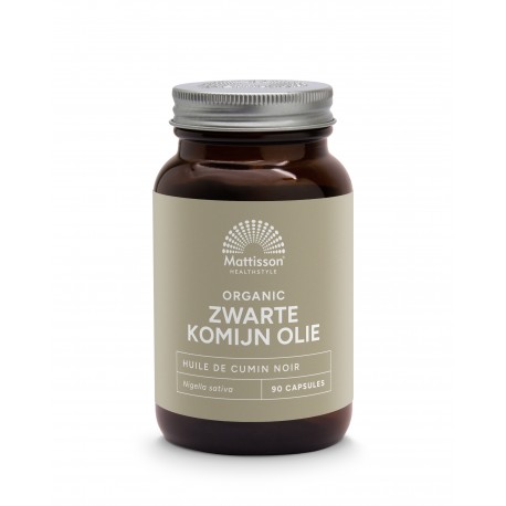 Biologische Zwarte Komijn olie 500mg Mattisson