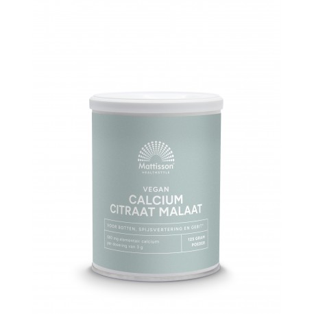 Calcium citraat malaat poeder vegan Mattisson