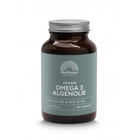 Vegan Omega-3 Algenolie - DHA 150mg & EPA 75mg Mattisson