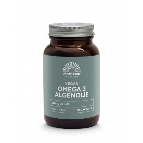 Vegan Omega-3 Algenolie - DHA 260mg Mattisson
