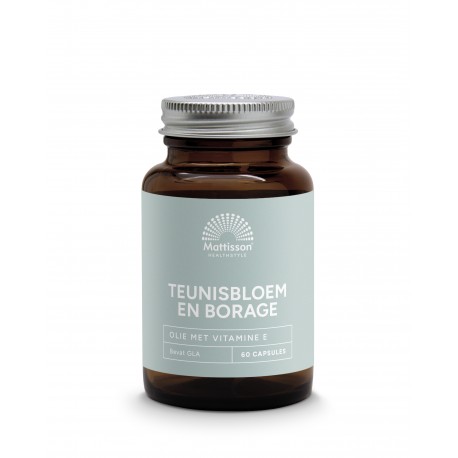 Teunisbloem en Borage olie - met 75 mg GLA Mattisson