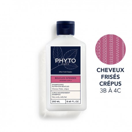 Krullend en kroeshaar Voedende Shampoo - Intense Curls -Boucles Intenses Phyto