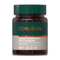 Actief foliumzuur 400 mcg plus Bonusan 