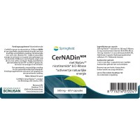 CerNADin Nicotinamide & D-ribose 500 mg Springfield
