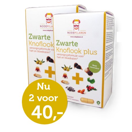 Zwarte Knoflook Plus Rode Pilaren 