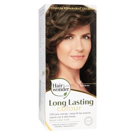 Light brown 5  Long Lasting Colour Hairwonder