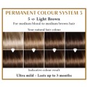 Light brown 5  Long Lasting Colour Henna Plus